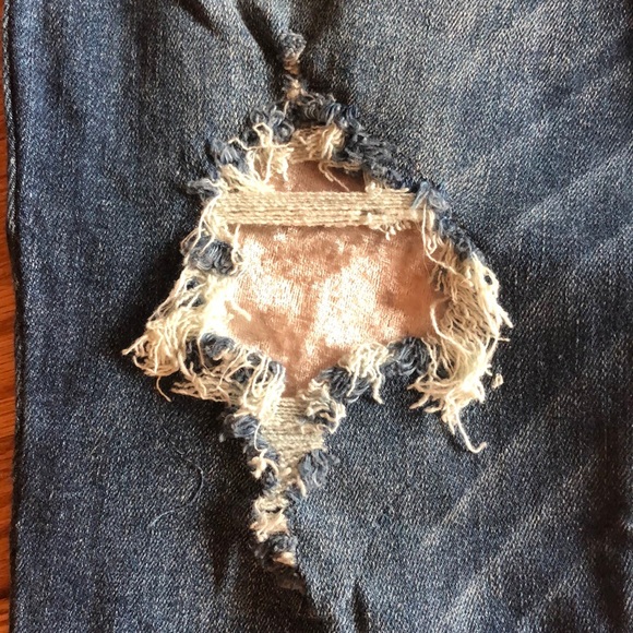 ✖️sold✖️BP Ripped Step Hem Skinny Jeans - Picture 6 of 6